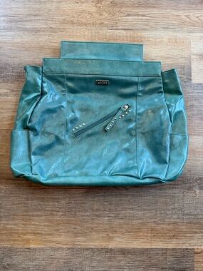 Miche Green Studed Everyday Clutch/Tote Bag